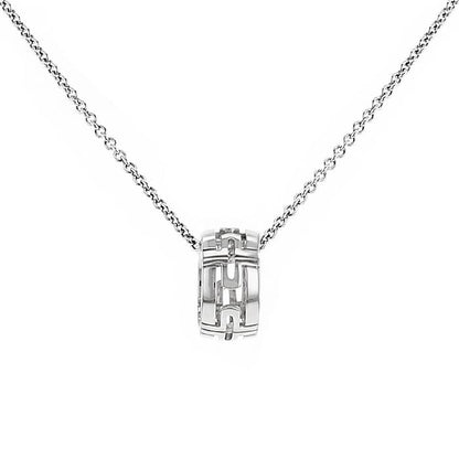 [WZQ]PARENTESI NECKLACE SILVER
