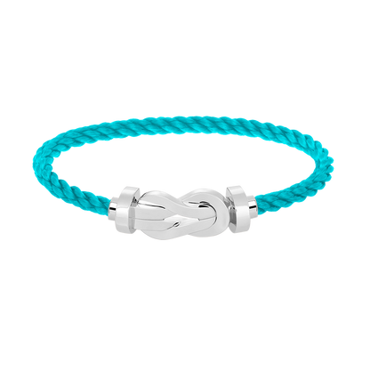 [WZQ]CHANCE LARGE 8 FIGURE BUCKLE NO DIAMOND BRACELET SILVER