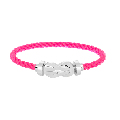[WZQ]CHANCE LARGE 8 FIGURE BUCKLE NO DIAMOND BRACELET SILVER