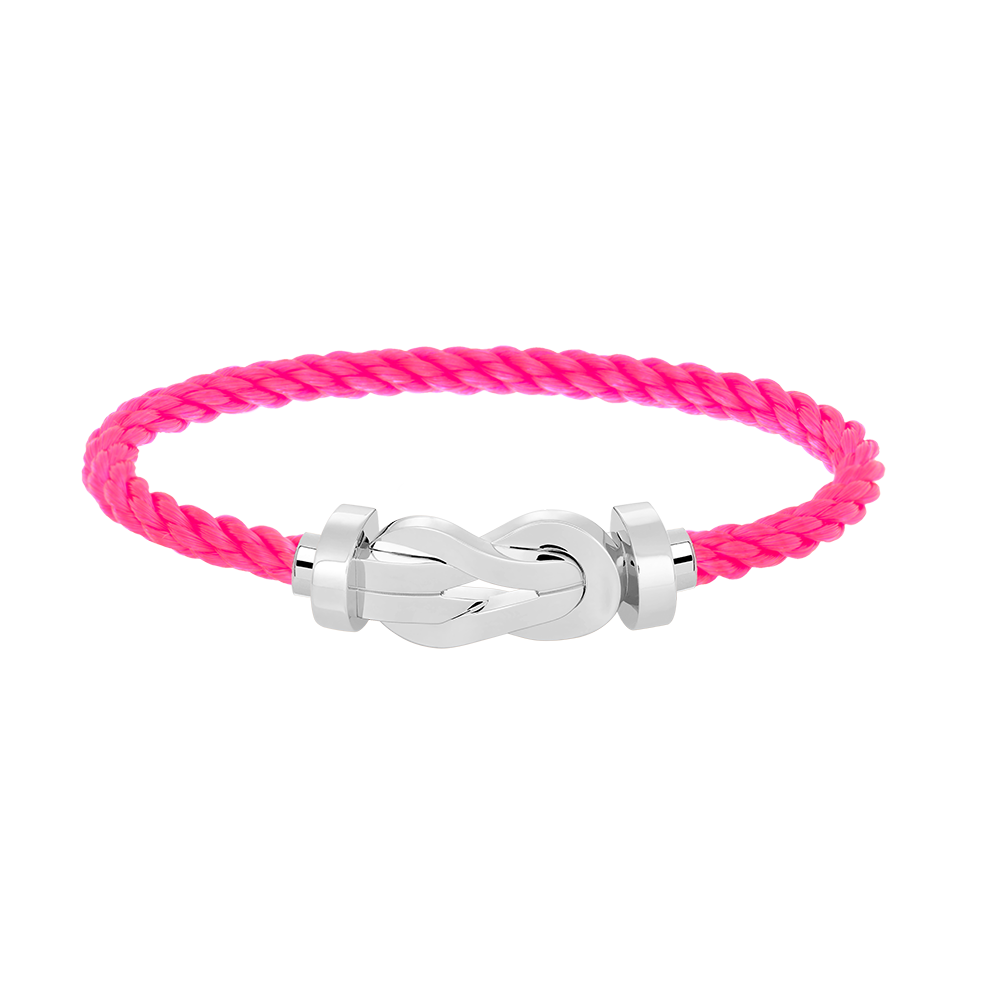 [WZQ]CHANCE LARGE 8 FIGURE BUCKLE NO DIAMOND BRACELET SILVER