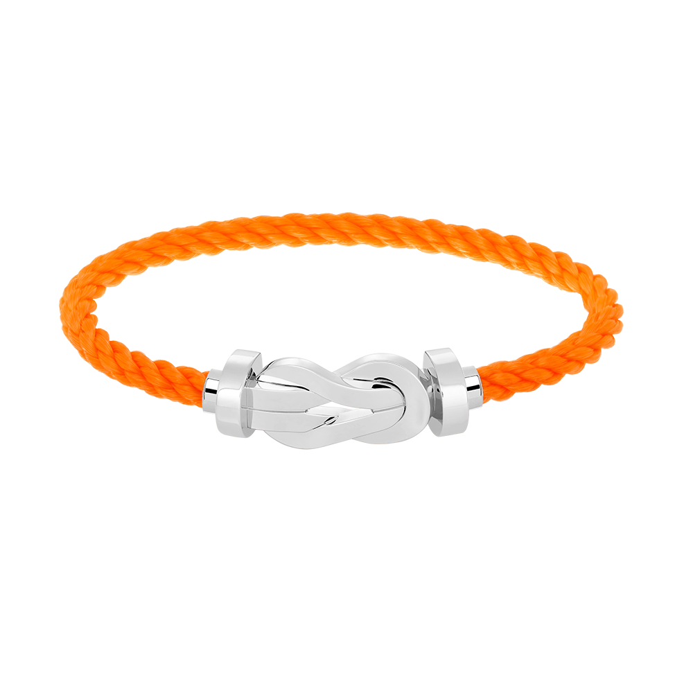 [WZQ]CHANCE LARGE 8 FIGURE BUCKLE NO DIAMOND BRACELET SILVER