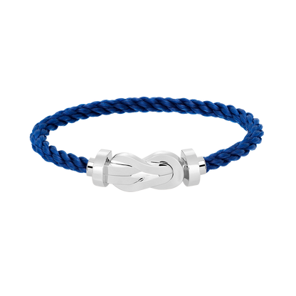 [WZQ]CHANCE LARGE 8 FIGURE BUCKLE NO DIAMOND BRACELET SILVER