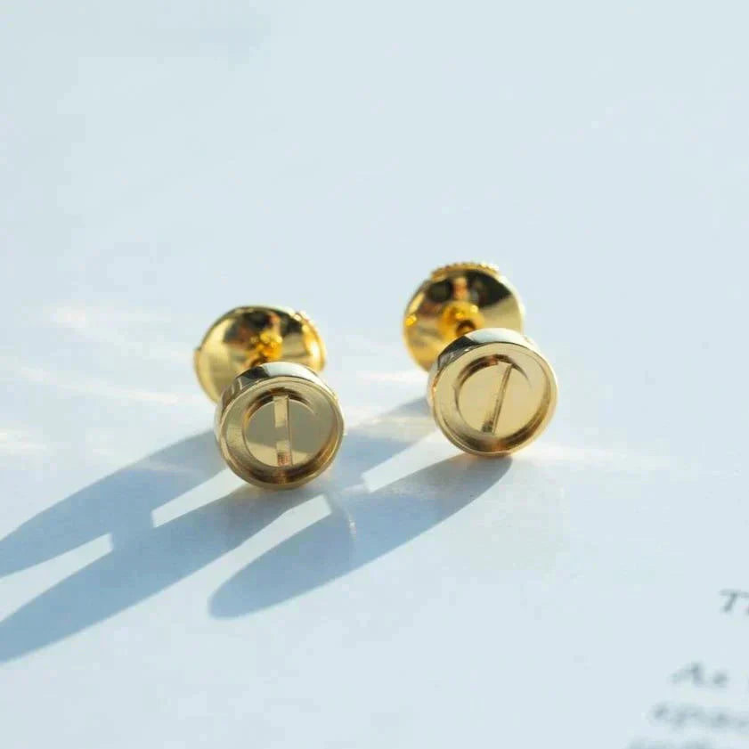 [WZQ]LOVE EARRINGS GOLD 10MM