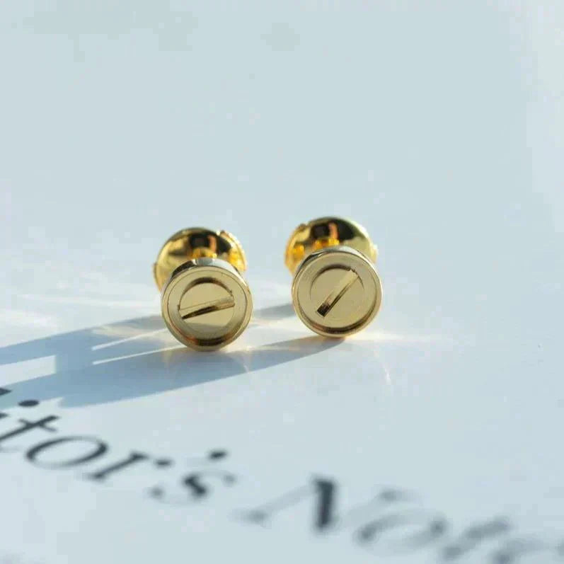 [WZQ]LOVE EARRINGS GOLD 10MM