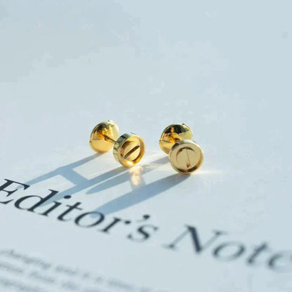 [WZQ]LOVE EARRINGS GOLD 10MM