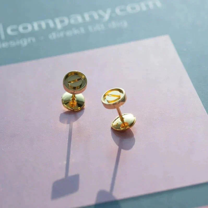 [WZQ]LOVE EARRINGS GOLD 10MM