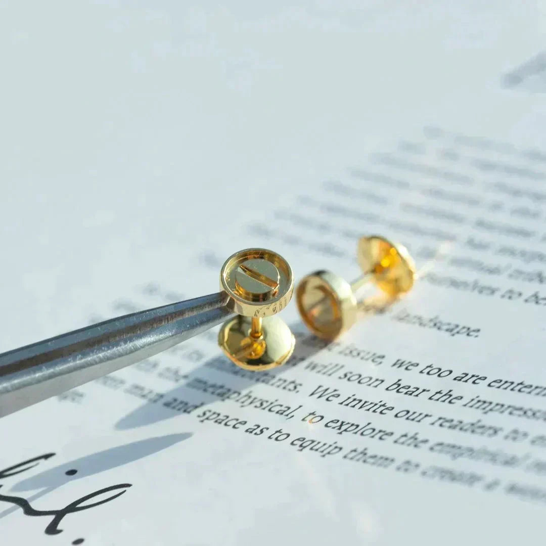 [WZQ]LOVE EARRINGS GOLD 10MM