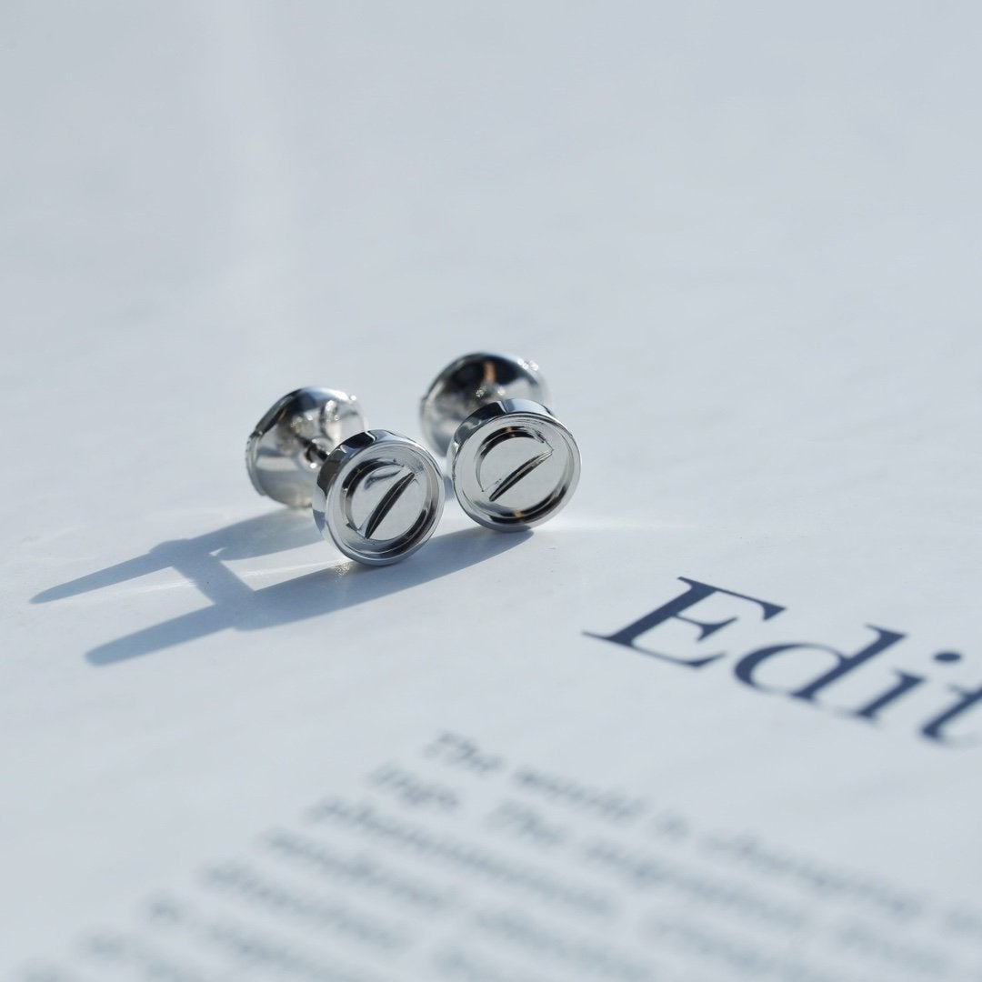 [WZQ]LOVE EARRINGS SILVER 10MM