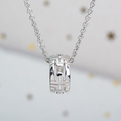[WZQ]PARENTESI NECKLACE SILVER