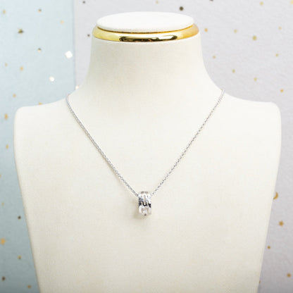 [WZQ]PARENTESI NECKLACE SILVER
