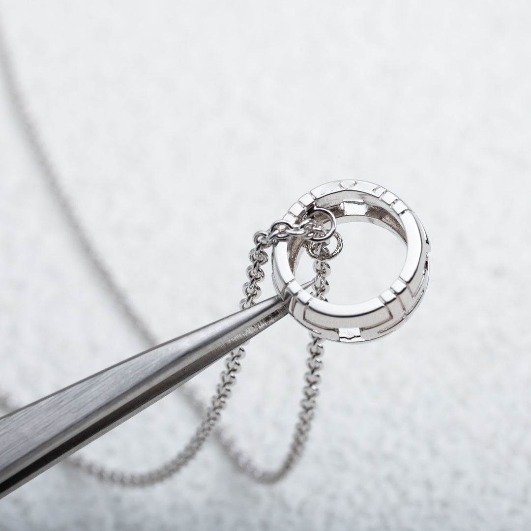 [WZQ]PARENTESI NECKLACE SILVER