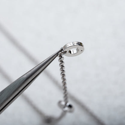 [WZQ]PARENTESI NECKLACE SILVER