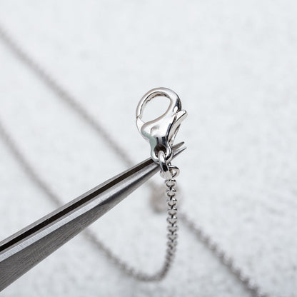 [WZQ]PARENTESI NECKLACE SILVER