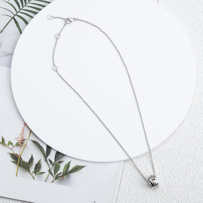 [WZQ]PARENTESI NECKLACE SILVER