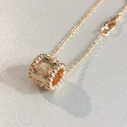 [WZQ]PERLEE PEDANT NECKLACE GOLD / ROSE GOLD
