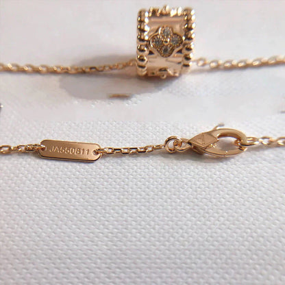 [WZQ]PERLEE PEDANT NECKLACE GOLD / ROSE GOLD