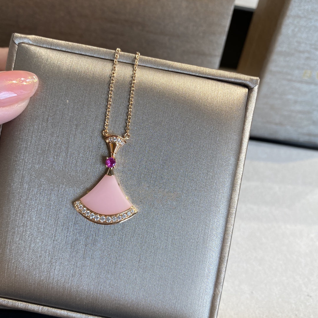[WZQ]DREAM NECKLACE PINK OPAL