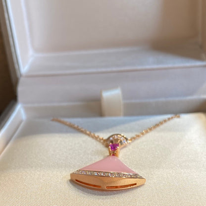 [WZQ]DREAM NECKLACE PINK OPAL