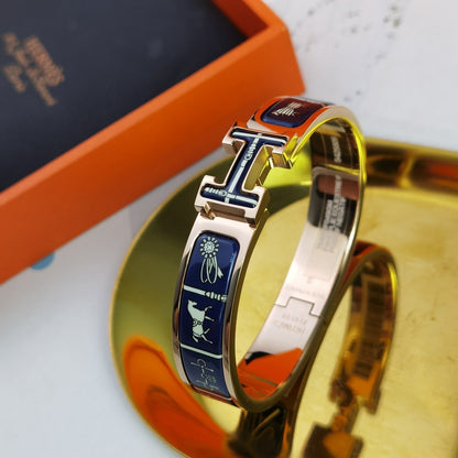 [WZQ]H COUVERTURES DARK BLUE BRACELET