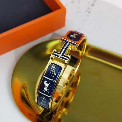 [WZQ]H COUVERTURES DARK BLUE BRACELET