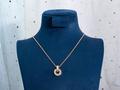 [WZQ]GARI NECKLACE PINK GOLD DIAMOND