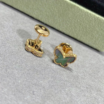 [WZQ]BUTTERFLY DARK MOP  EARRINGS