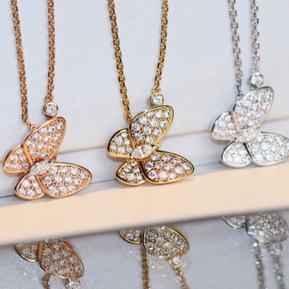 [WZQ]BUTTERFLY DIAMOND NECKLACE