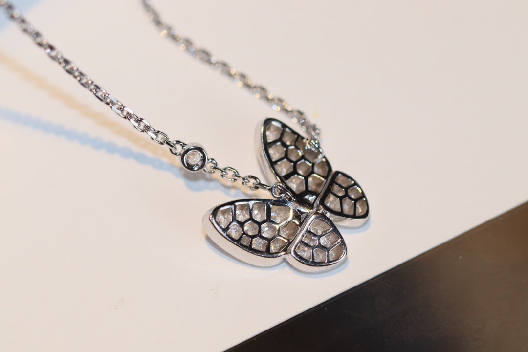 [WZQ]BUTTERFLY DIAMOND NECKLACE