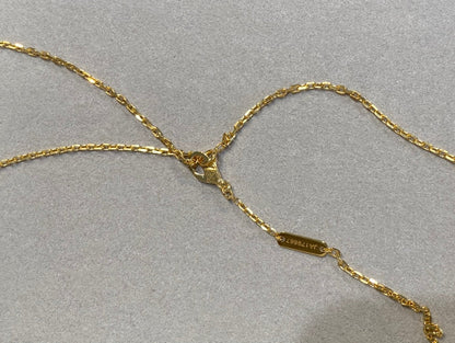 [WZQ]CLOVER 25MM NECKLACE GOLD CARNELIAN