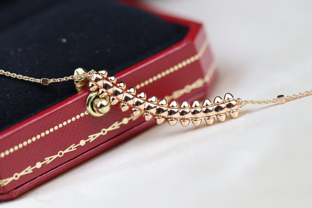 [WZQ]CLASH PINK GOLD NECKLACE