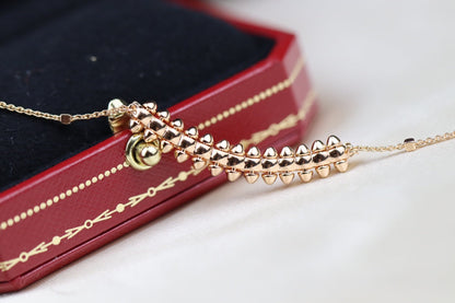 [WZQ]CLASH PINK GOLD NECKLACE