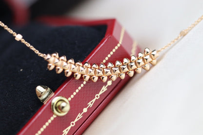 [WZQ]CLASH PINK GOLD NECKLACE