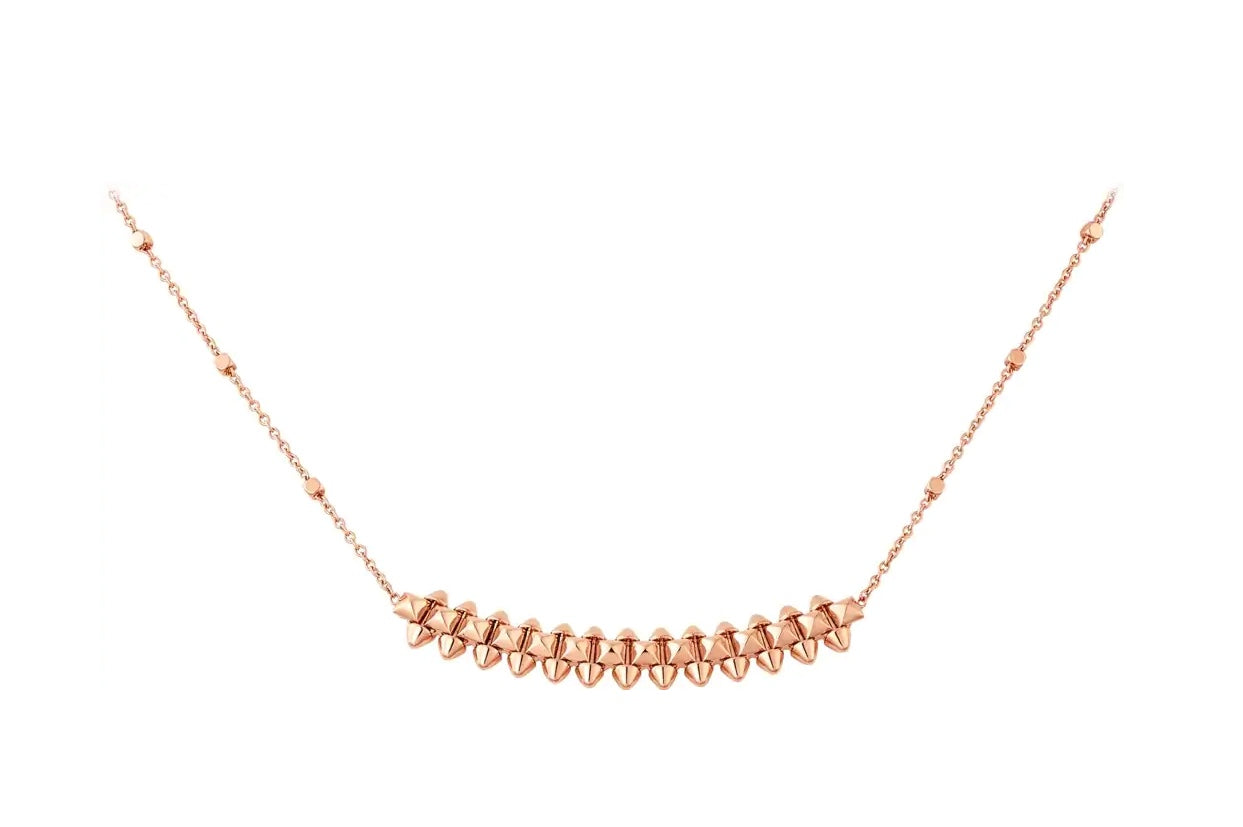 [WZQ]CLASH PINK GOLD NECKLACE