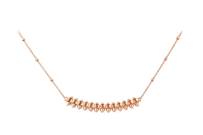 [WZQ]CLASH PINK GOLD NECKLACE