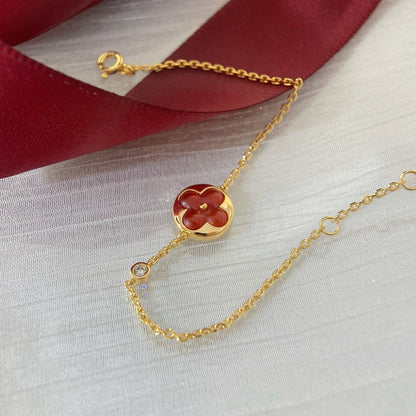 [WZQ]SUN PEDANT CARNELIAN BRACELET