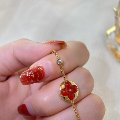 [WZQ]SUN PEDANT CARNELIAN BRACELET