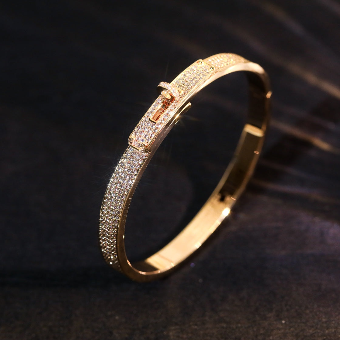 [WZQ]KELLY BRACELET DIAMOND PAVED