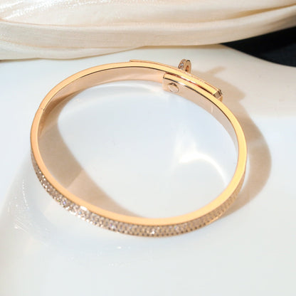 [WZQ]KELLY BRACELET DIAMOND PAVED