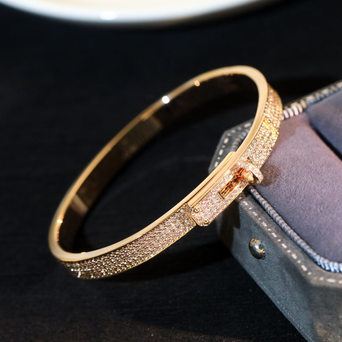[WZQ]KELLY BRACELET DIAMOND PAVED