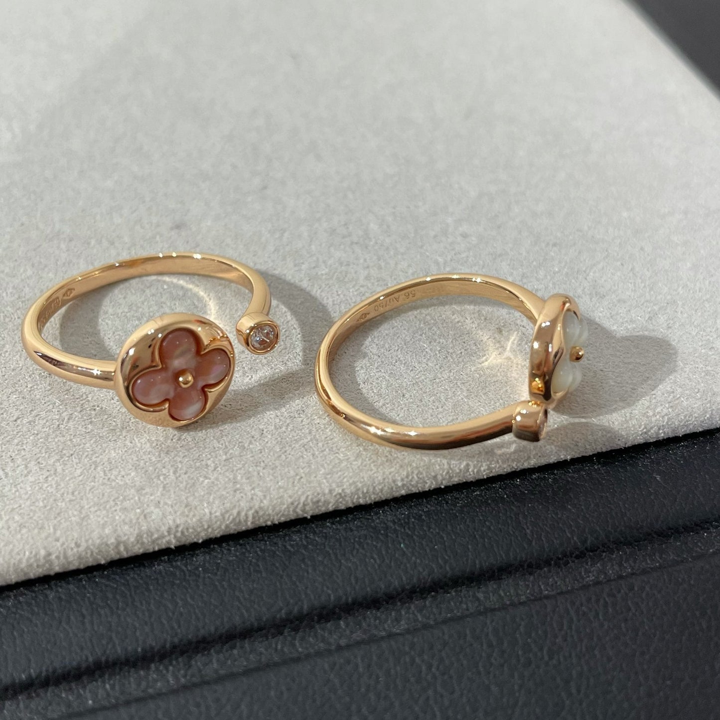 [WZQ]SUN 1 DIAMOND PINK MOP RING