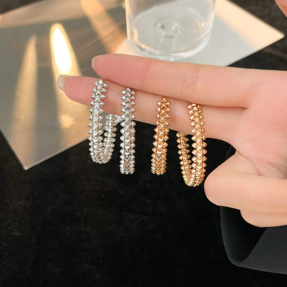 [WZQ]CLASH HOOP EARRINGS