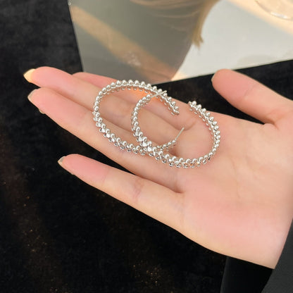 [WZQ]CLASH HOOP EARRINGS