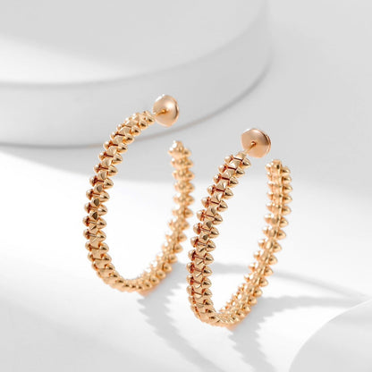 [WZQ]CLASH HOOP EARRINGS