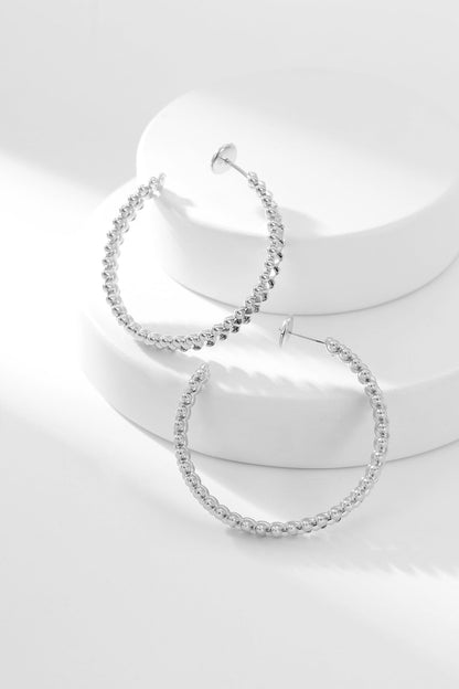 [WZQ]CLASH HOOP EARRINGS