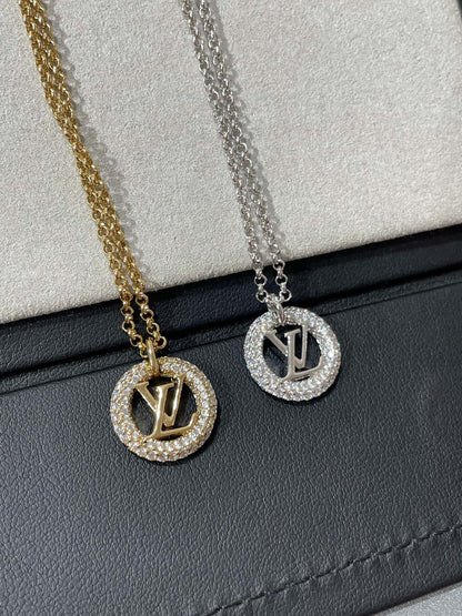 [WZQ]BY NIGHT DIAMOND PAVED NECKLACE