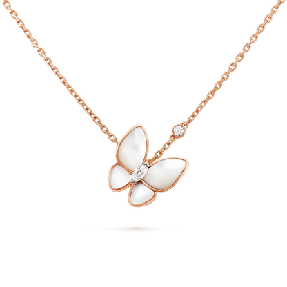 [WZQ]BUTTERFLY MOP DIAMOND NECKLACE