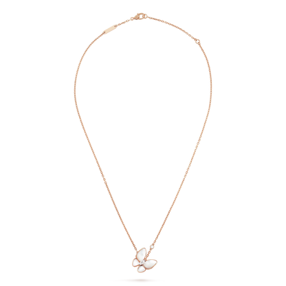 [WZQ]BUTTERFLY MOP DIAMOND NECKLACE