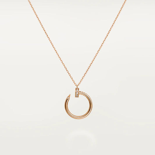 [WZQ]JUSTE NECKLACE PINK GOLD