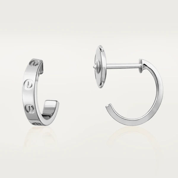 [WZQ]LOVE EARRINGS 2.65MM SILVER