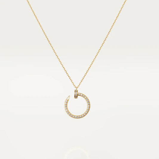 [WZQ]JUSTE NECKLACE GOLD DIAMONDS